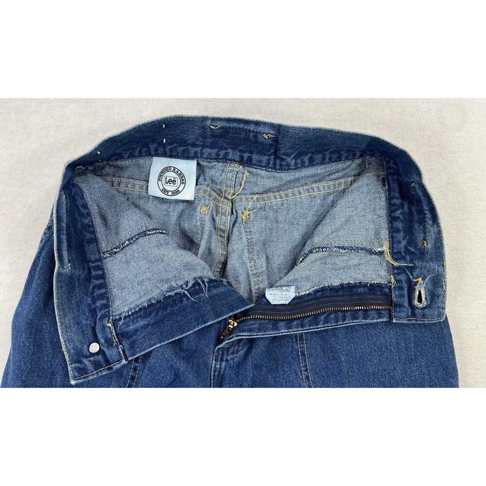 Vtg Lee Curvy Mom Jeans Tapered 80s Union Made USA High Rise Womens 26” Waist - Picture 7 of 14